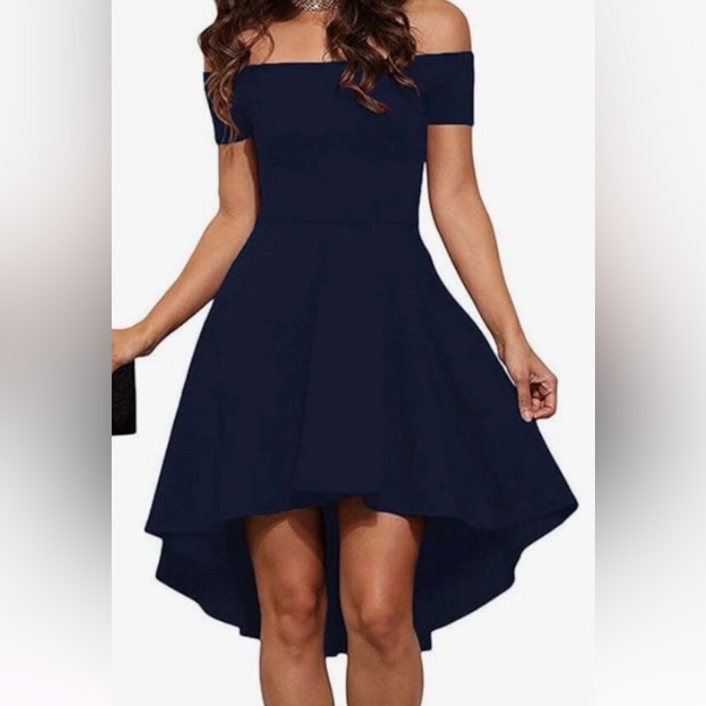 Sarin Matthews Navy Dress